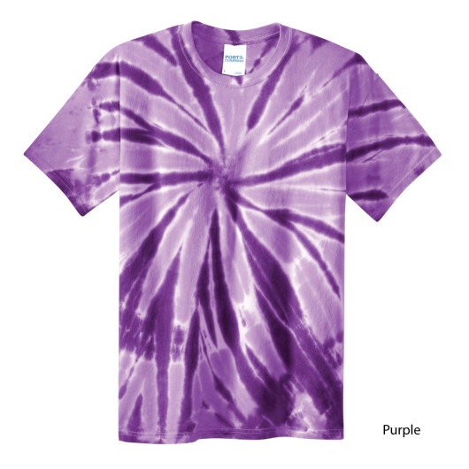 Promotional Mens Tie-Dye Shirts Purple